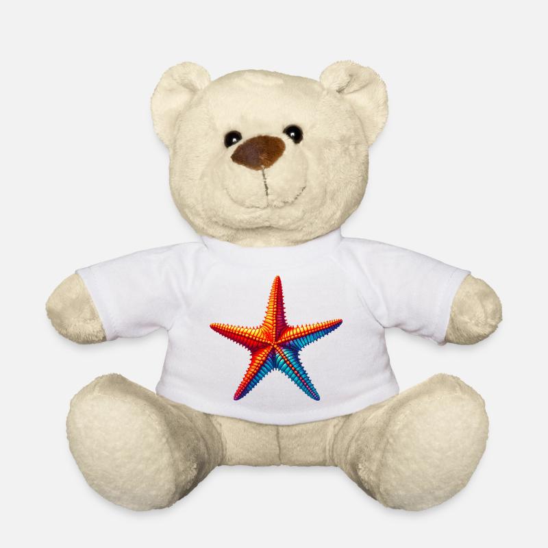 Seestern - Teddy - Weiß