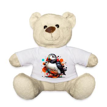 Puffin - Teddy Bear - white - Front