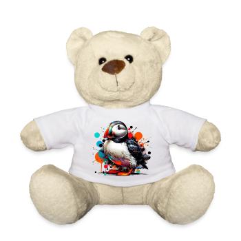 Puffin - Teddy Bear - white - Front