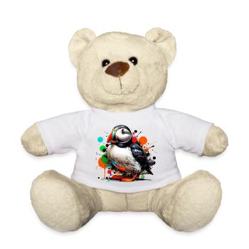 Puffin - Teddy Bear - white - Front