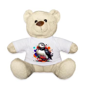 Puffin - Teddy Bear - white - Front