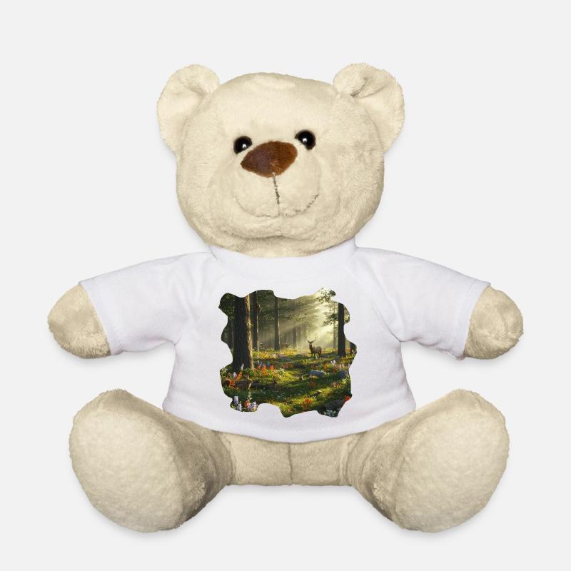 Forêt / Forest - Nounours - blanc