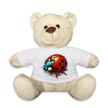 Marienkäfer - Teddy - Weiß - Vorne