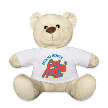 Cool Aunt’s Club Mitgliedsdesign - Teddy - Weiß - Vorne