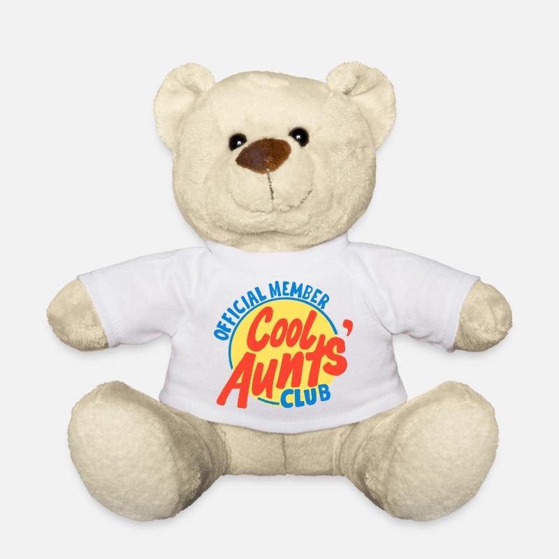 Emblème du Cool Aunts' Club - Nounours - blanc