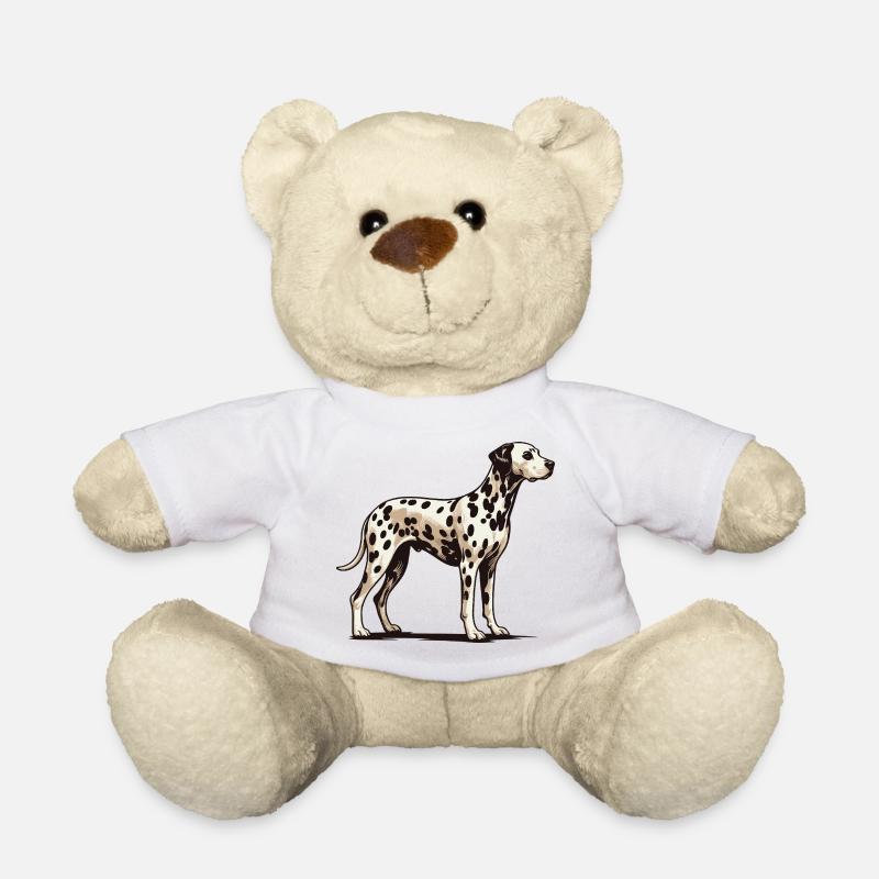Dalmatian - Teddy Bear - white