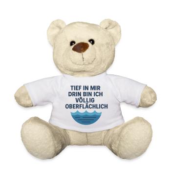 Tief oberflächlich - Teddy - Weiß - Vorne