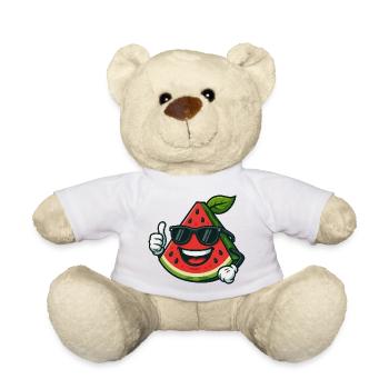 Erfrischende Wassermelone Sommerfrucht Cool Daumen - Teddy - Weiß - Vorne
