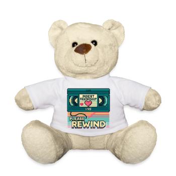 VHS Retro Friendship : Rembobinez - Nounours - blanc - Devant