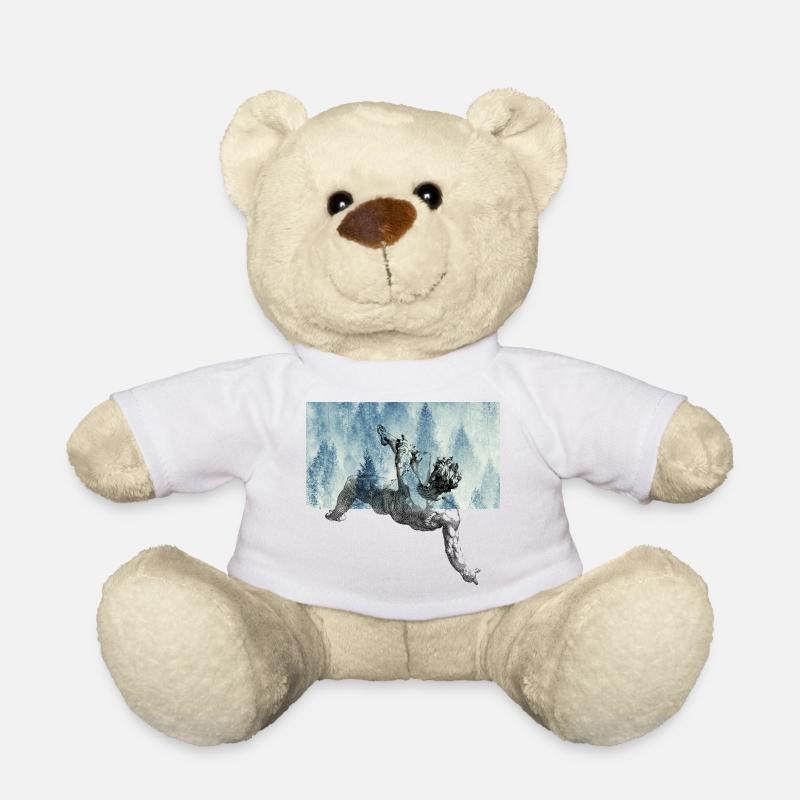 Chute du majestueux Icare - Nounours - blanc