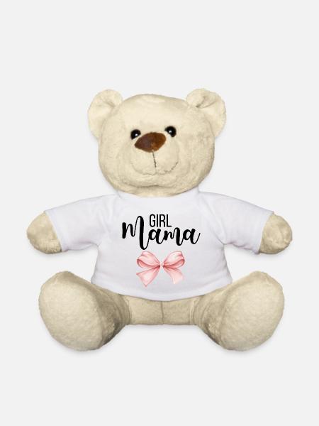 Mädchen Mama, Girl Mama - Teddy - Weiß