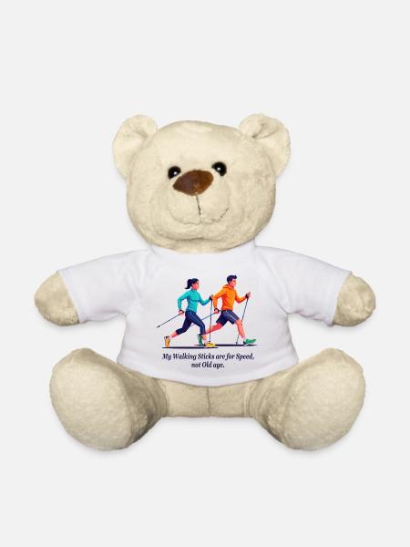 Nordic-Walking-Fans - Teddy - Weiß