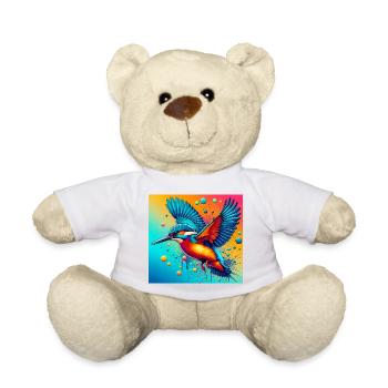 martin-pêcheur - Nounours - blanc - Devant