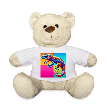 Gecko - Teddy Bear - white - Front