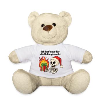 Nur für die Kohle gemacht - Teddy - Weiß - Vorne