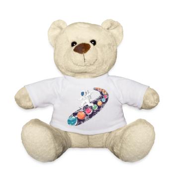 Space Adventure Astronaut Kids Design - Teddy Bear - white - Front