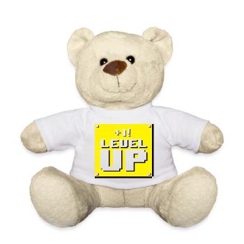 Panneau de mise à niveau - Nounours - blanc - Devant