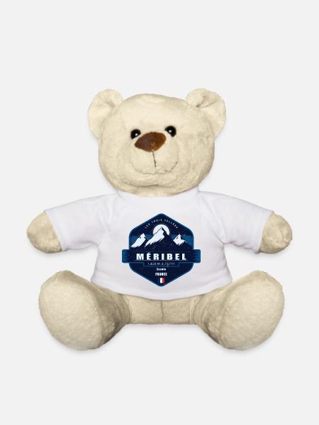 Meribel, Les Trois Vallées , Frankreich - Teddy - Weiß