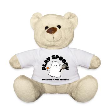 Süßer Halloween Tennis Geist Geister Tennisspieler - Teddy - Weiß - Vorne
