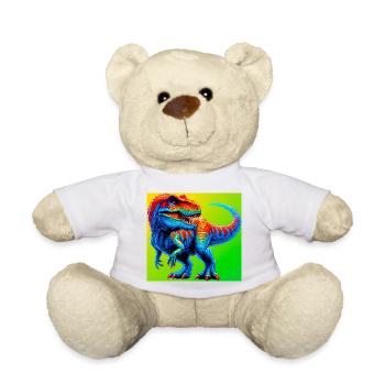 Dinosaurier - Teddy - Weiß - Vorne