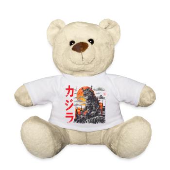 Chat monstre japonais Kitty - Nounours - blanc - Devant