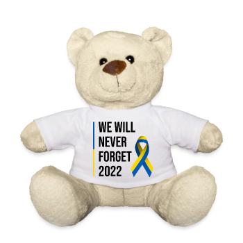Ukraine Krieg Russland 2022 - Teddy - Weiß - Vorne