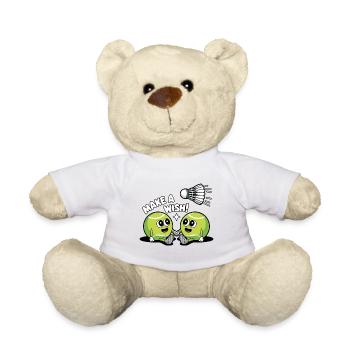Tennisball Comic – Make a Wish Gag - Teddy - Weiß - Vorne