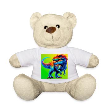 Dinosaurier - Teddy - Weiß - Vorne