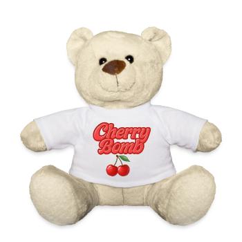 cherry bomb / y2k design - Teddy - Weiß - Vorne