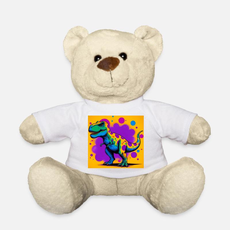 Dinosaurier - Teddy - Weiß