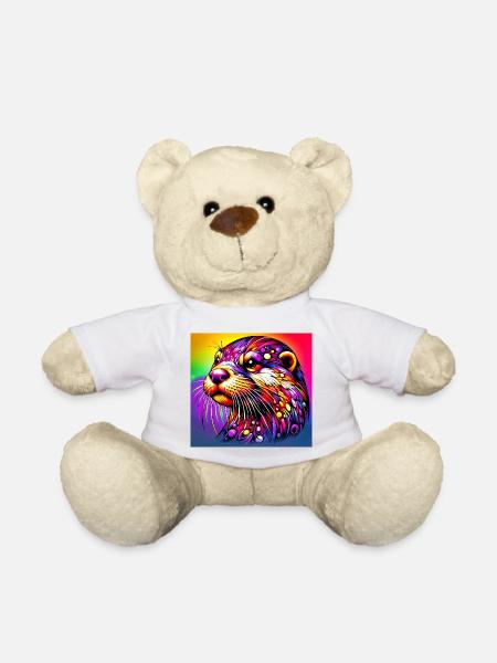 loutre - Nounours - blanc