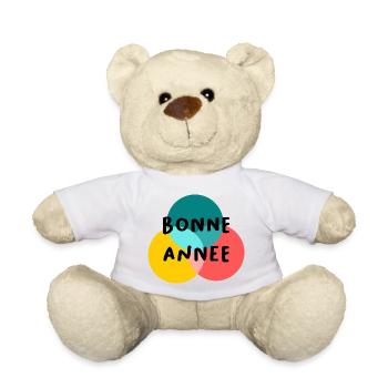 BONNE ANNEE. SAINT SYLVESTRE. NOUVELLE ANNÉE - Nounours - blanc - Devant