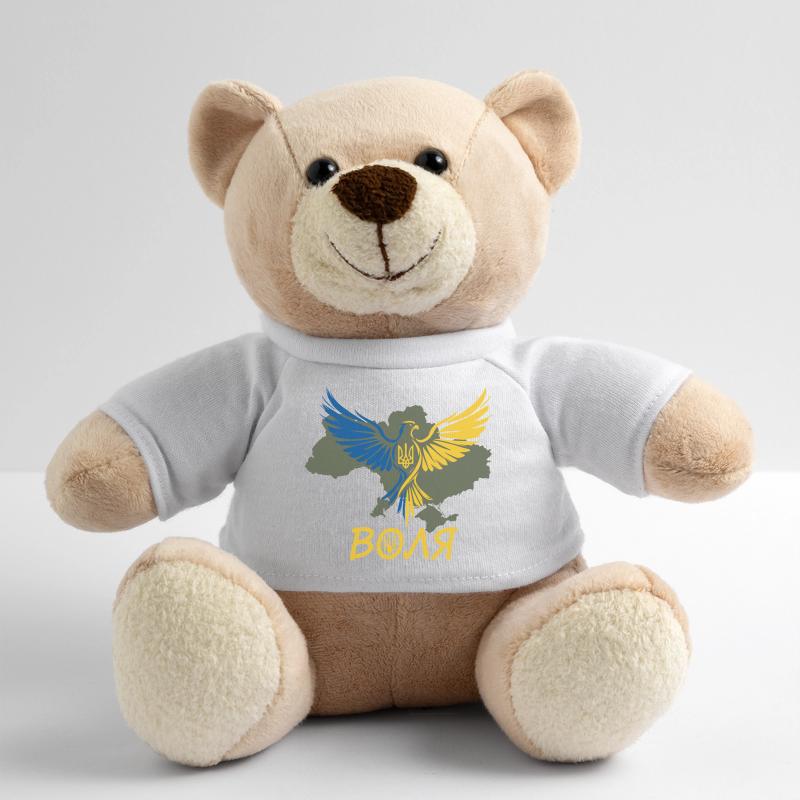 Volya Eagle on Ukraine Map Teddy Bear