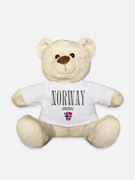 Ursprünglich aus Norwegen, geboren in Norwegen - Teddy - Weiß