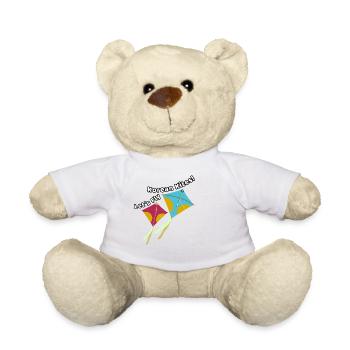 Faisons voler des cerfs-volants coréens – Kite Design - Nounours - blanc - Devant