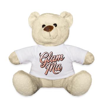 Glam Mad Glitter Skript - Teddy - Weiß - Vorne