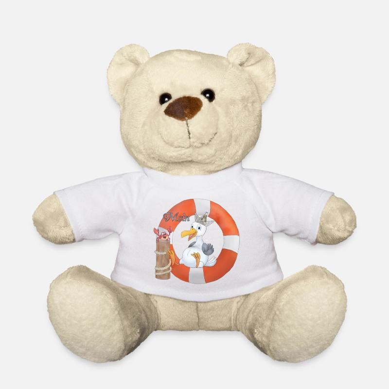 Moewe_im_Ring - Teddy Bear - white
