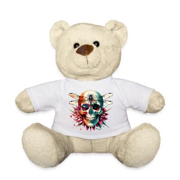 Mystic Skullflower - Teddy - Weiß - Vorne