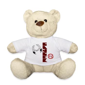 Cancer design by Cean - Teddy Bear - white - Front