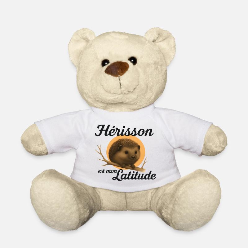 Hérisson en Latitude - Nounours - blanc
