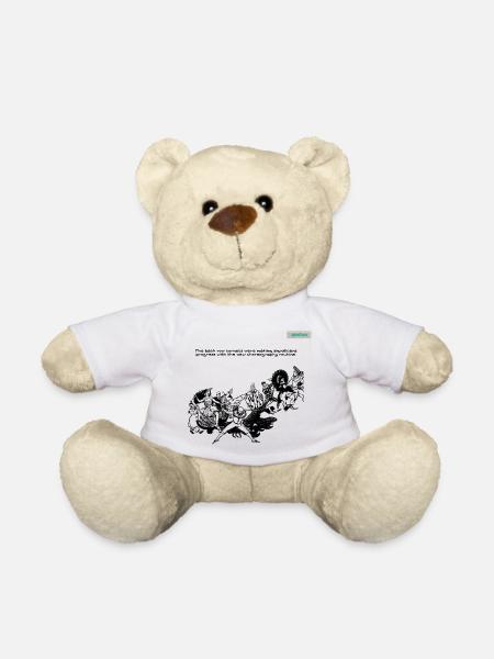BACK ROW PARODY Design 001 - Teddy - Weiß