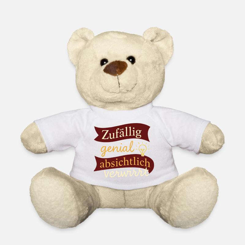 Zufällig genial – absichtlich verwirrt  - Teddy - Weiß