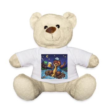 Biber Nachtbier Abenteuer - Teddy - Weiß - Vorne