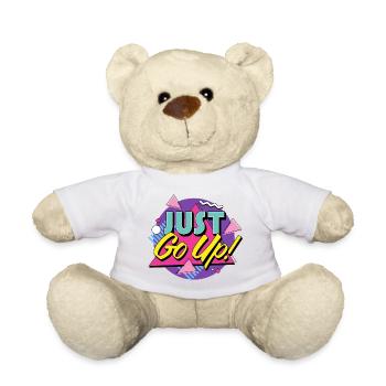 Einfach rauf gehen - Retro Klettern - Teddy - Weiß - Vorne