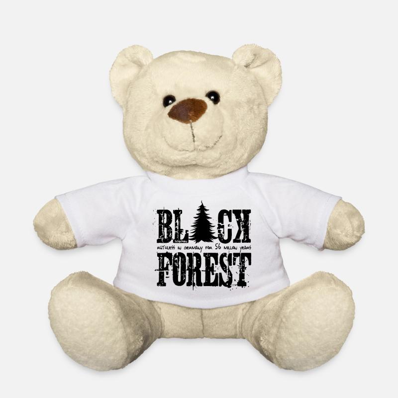 Black Forest – Brutal Wild German Nature Design - Teddy - Weiß