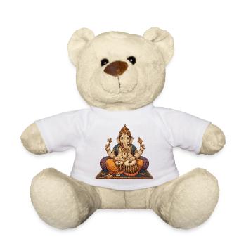 Ganesha Tabla - Nounours - blanc - Devant