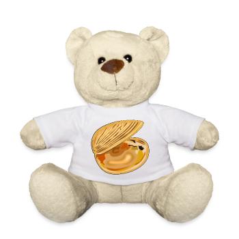 Coquille déployée - Nounours - blanc - Devant