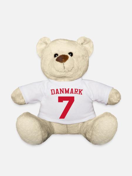 Danmark 7 Sportdesign  - Teddybjørn - hvid