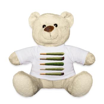 BIO GANJA – Freiheit & Rechte - Teddy - Weiß - Vorne