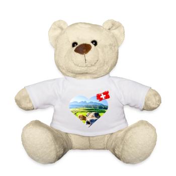Love Schweiz - Teddy Bear - white - Front